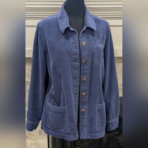 Appleseed's Blue Corduroy Shirt Jacket